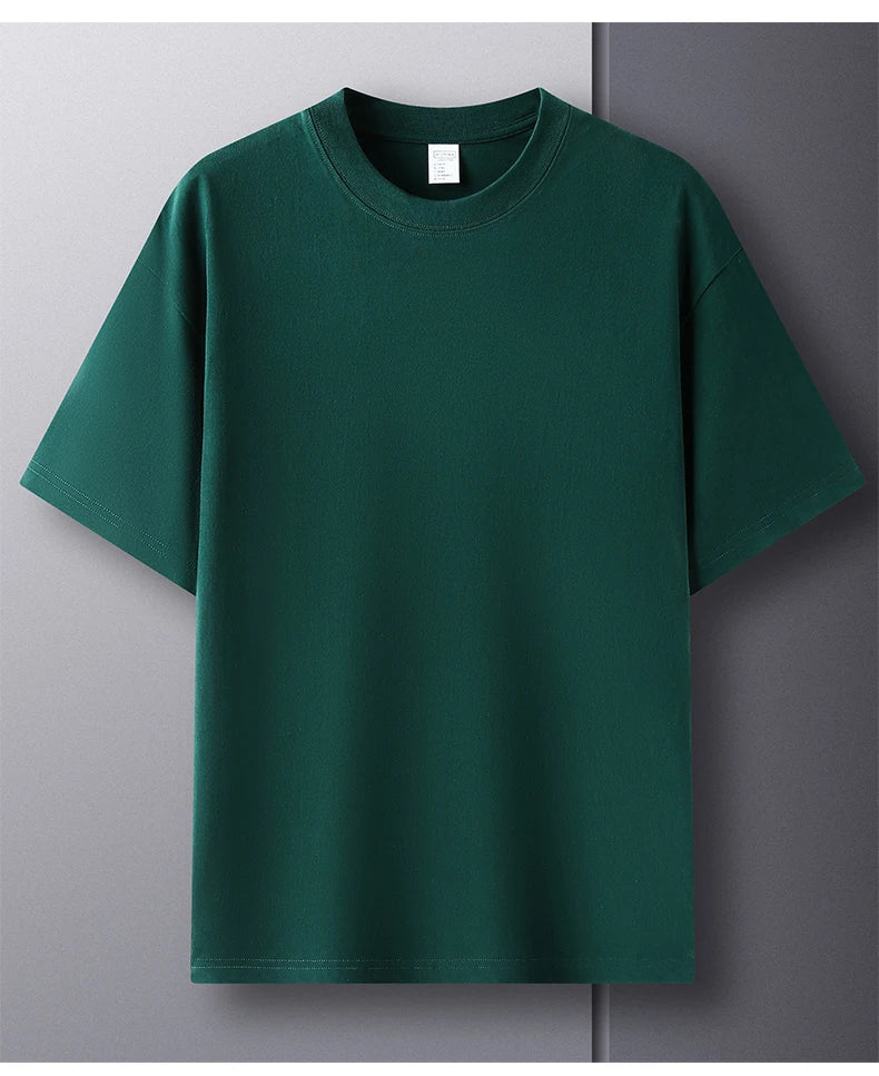 Men’s Cotton T-Shirt – Summer Breathable Short Sleeve Top