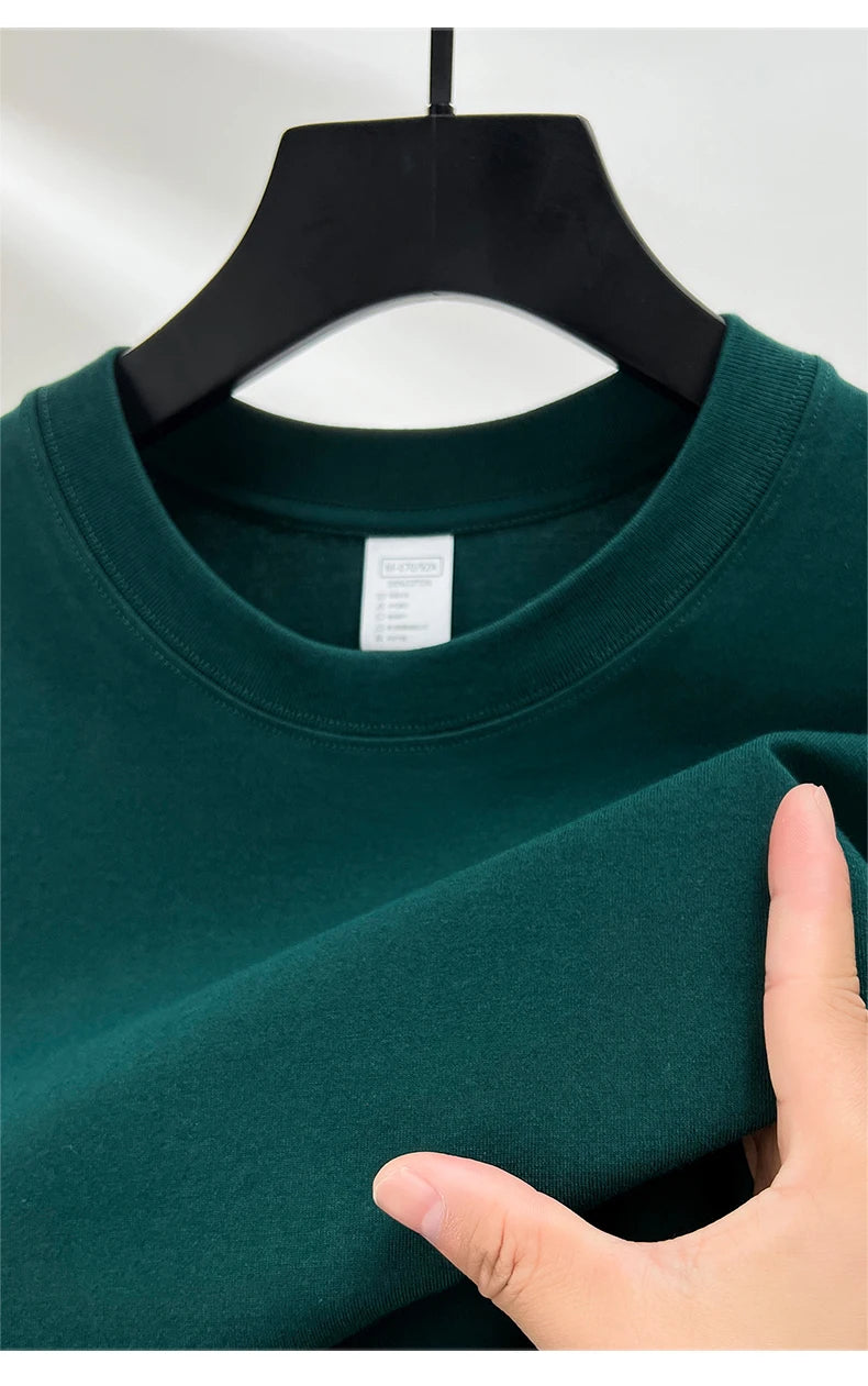 Men’s Cotton T-Shirt – Summer Breathable Short Sleeve Top