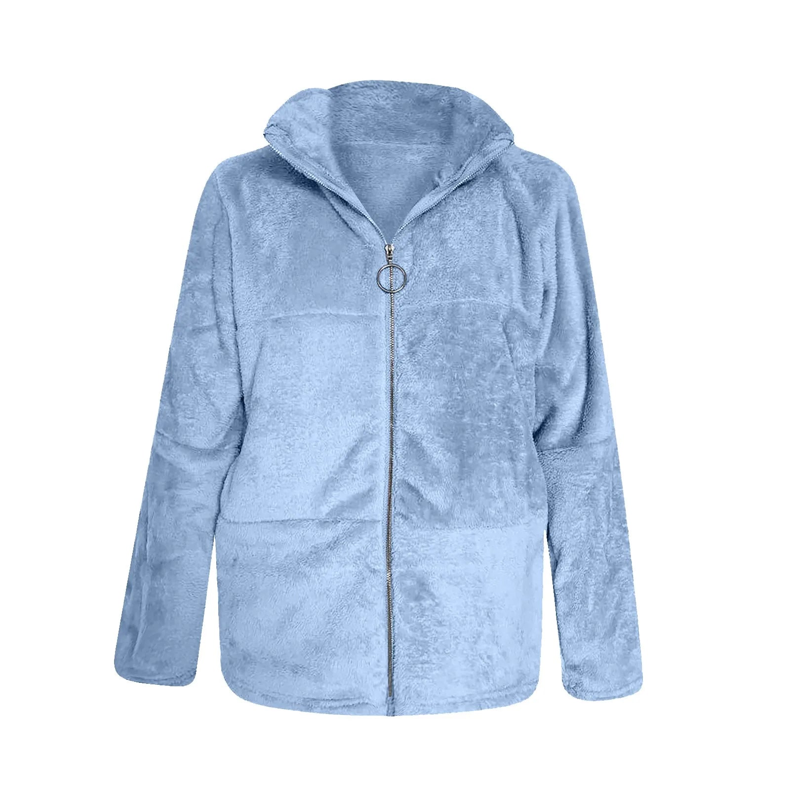 Women’s Faux Fur Coat – Plush Oversized Winter Jacket
