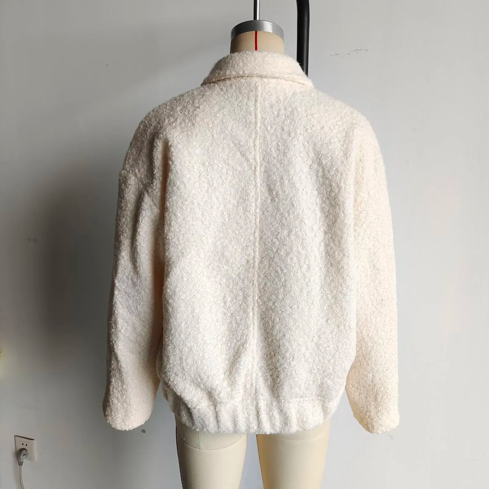 Women’s Winter Coat – Single-Breasted Lapel Jacket