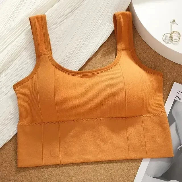 Seamless Sports Bra , Breathable, Anti-Sweat, Push Up Yoga & Workout Top