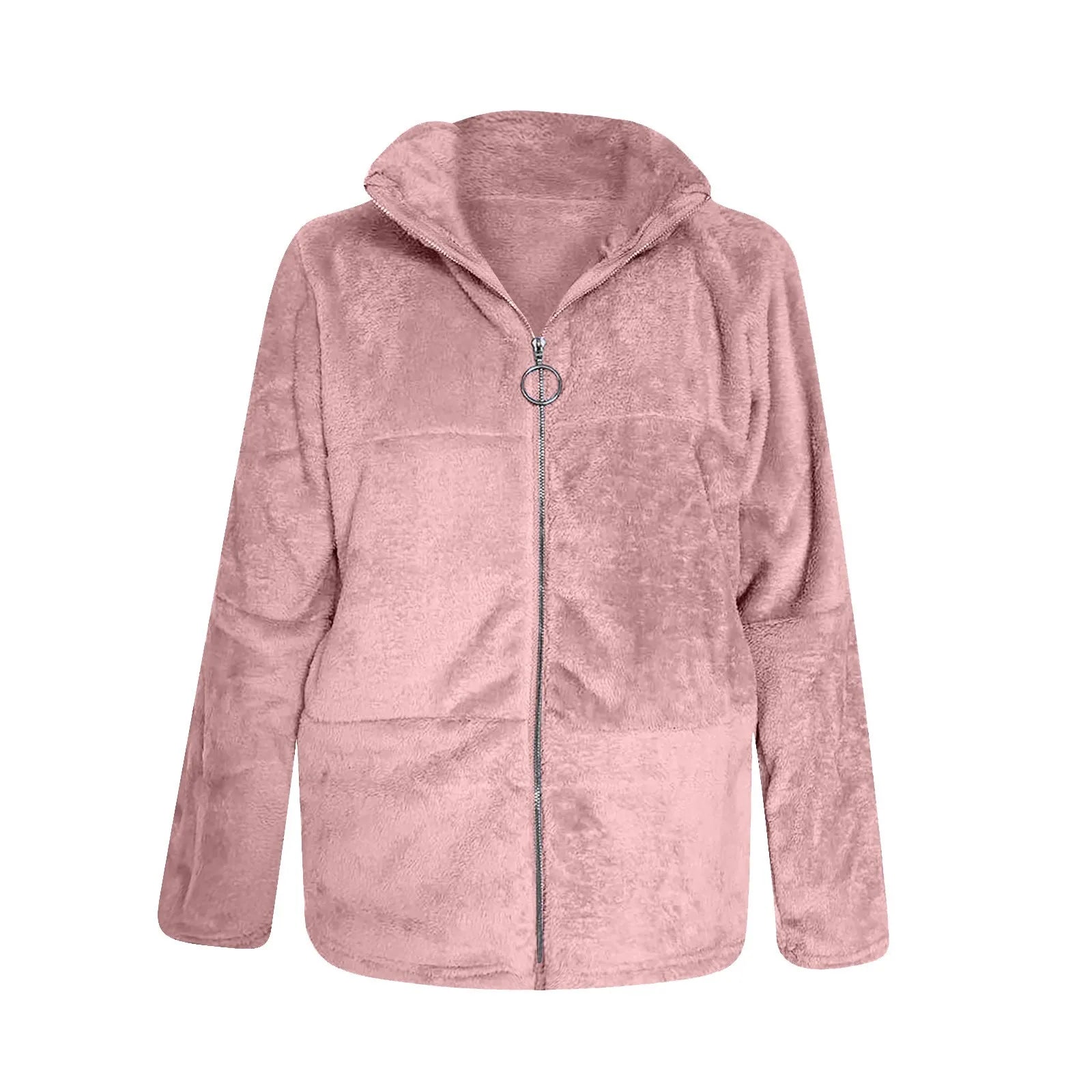 Women’s Faux Fur Coat – Plush Oversized Winter Jacket