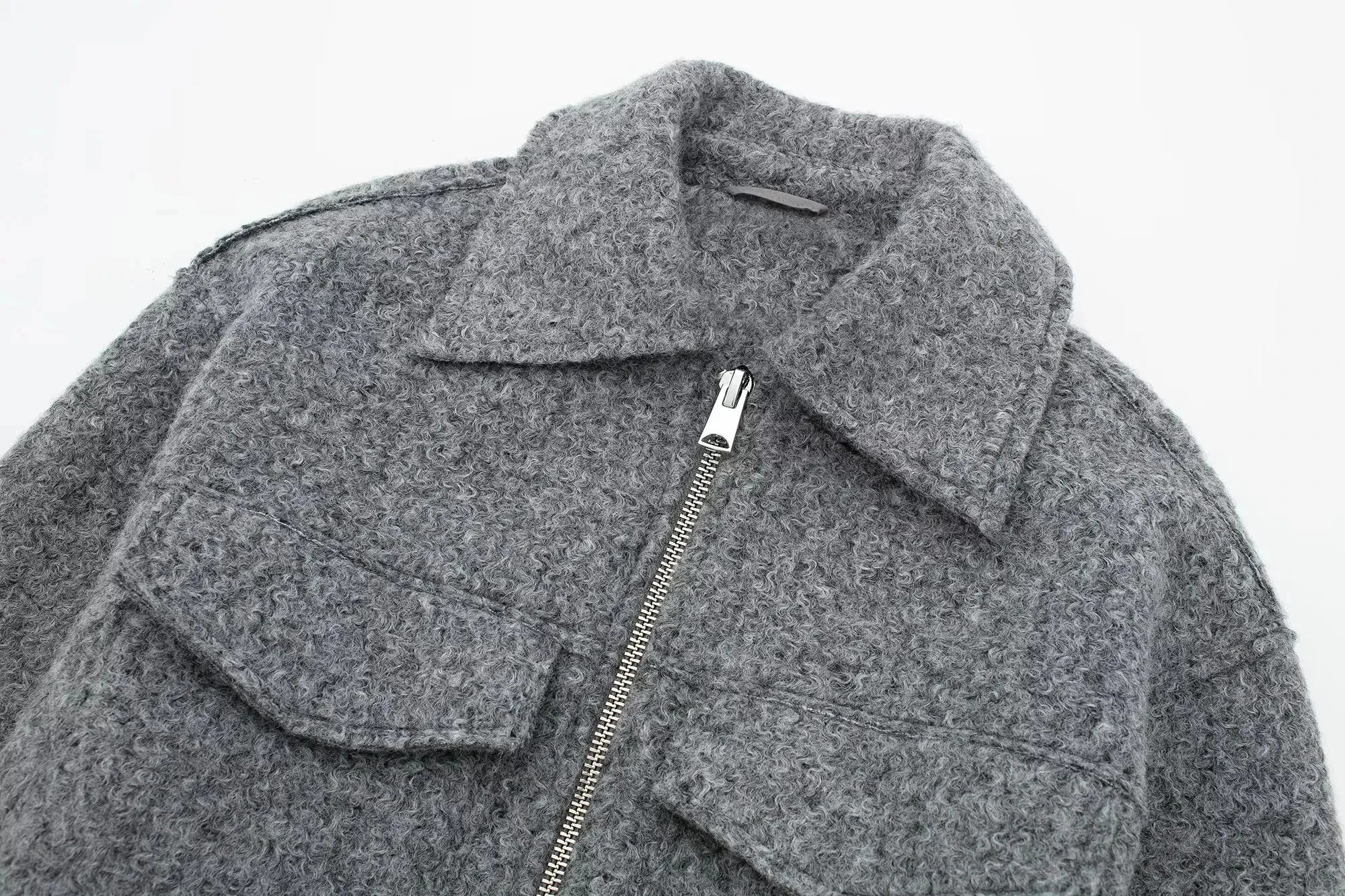 Women’s Casual Zipper Jacket – Elegant Autumn Outerwear