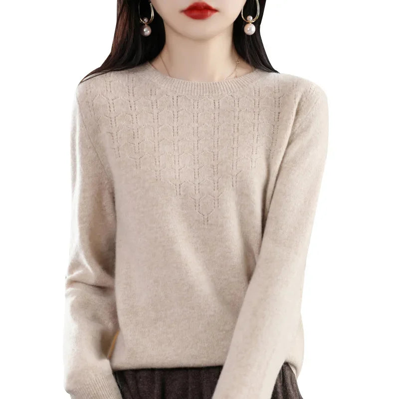 Women’s Knit Sweater – Slim Fit Autumn/Winter Pullover 2025
