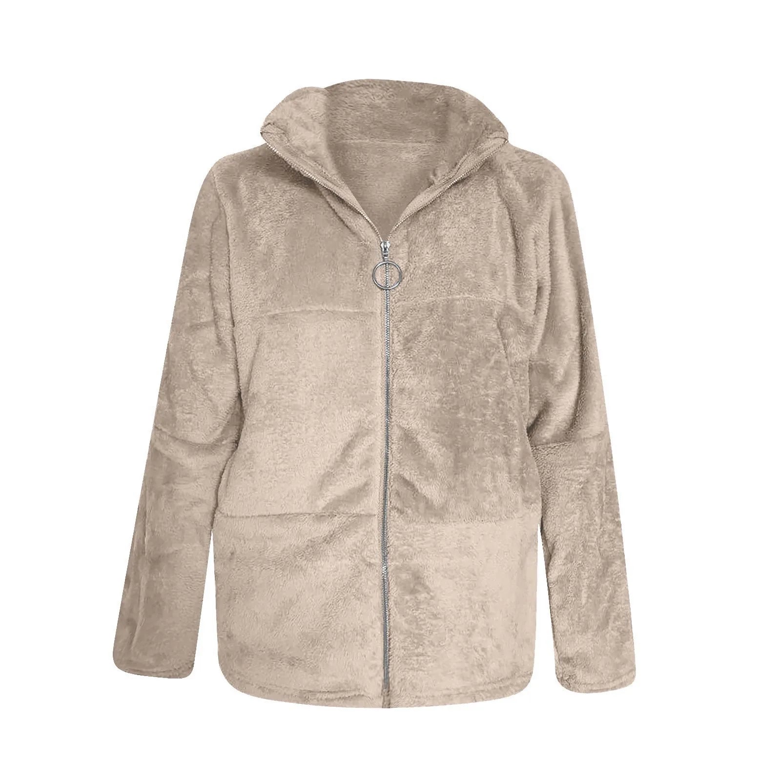 Women’s Faux Fur Coat – Plush Oversized Winter Jacket