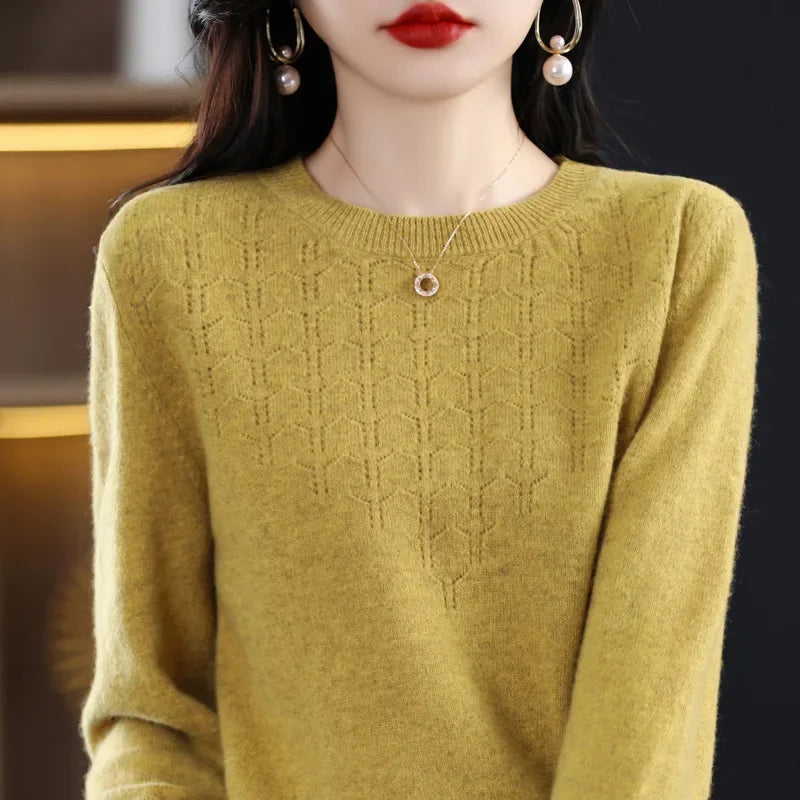 Women’s Knit Sweater – Slim Fit Autumn/Winter Pullover 2025