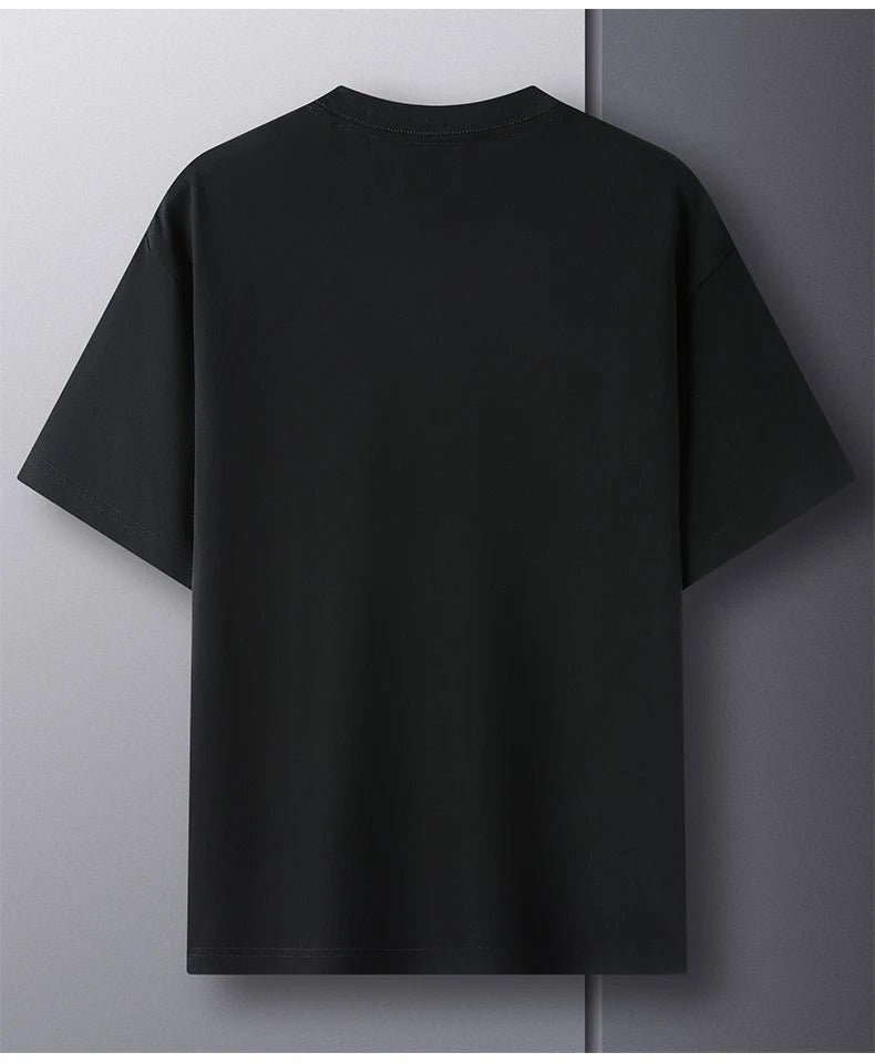 Men’s Cotton T-Shirt – Summer Breathable Short Sleeve Top