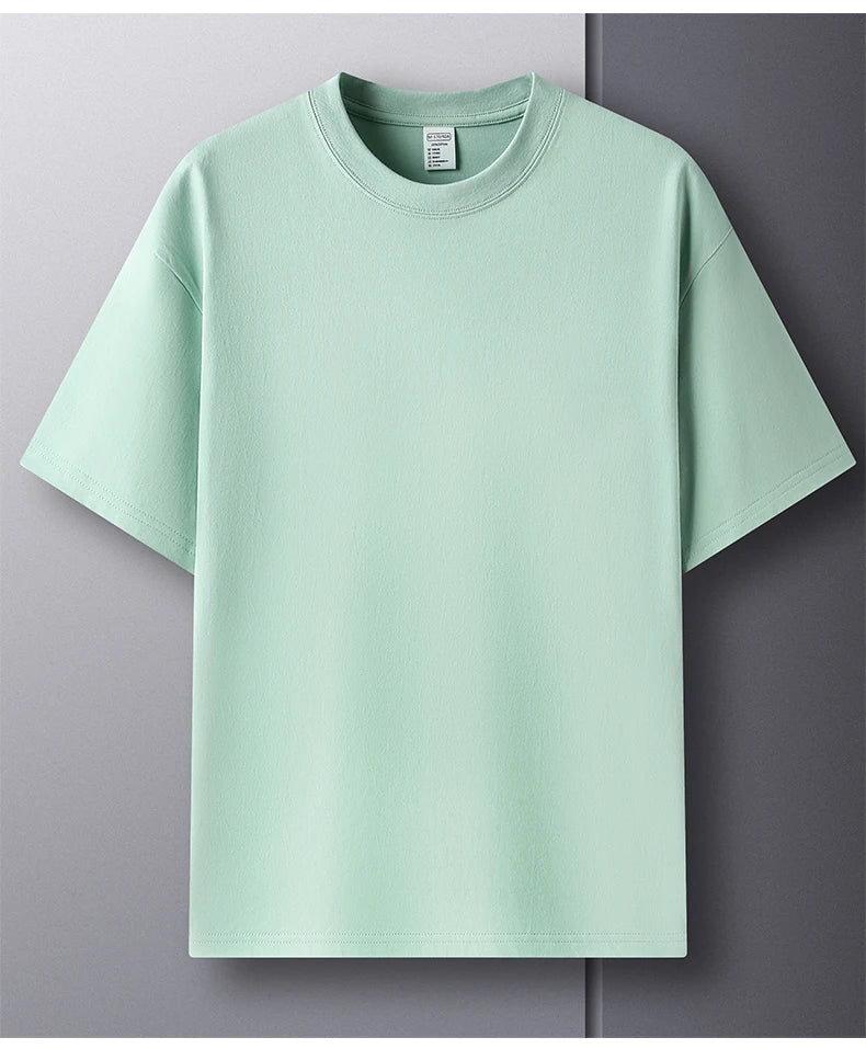 Men’s Cotton T-Shirt – Summer Breathable Short Sleeve Top