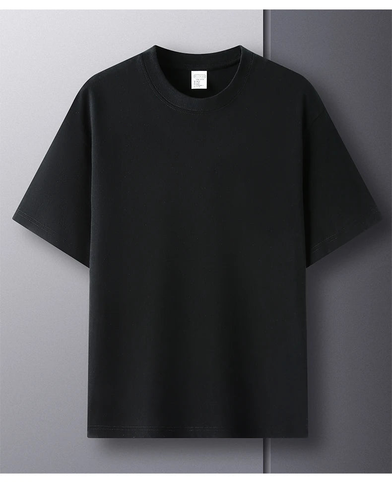 Men’s Cotton T-Shirt – Summer Breathable Short Sleeve Top