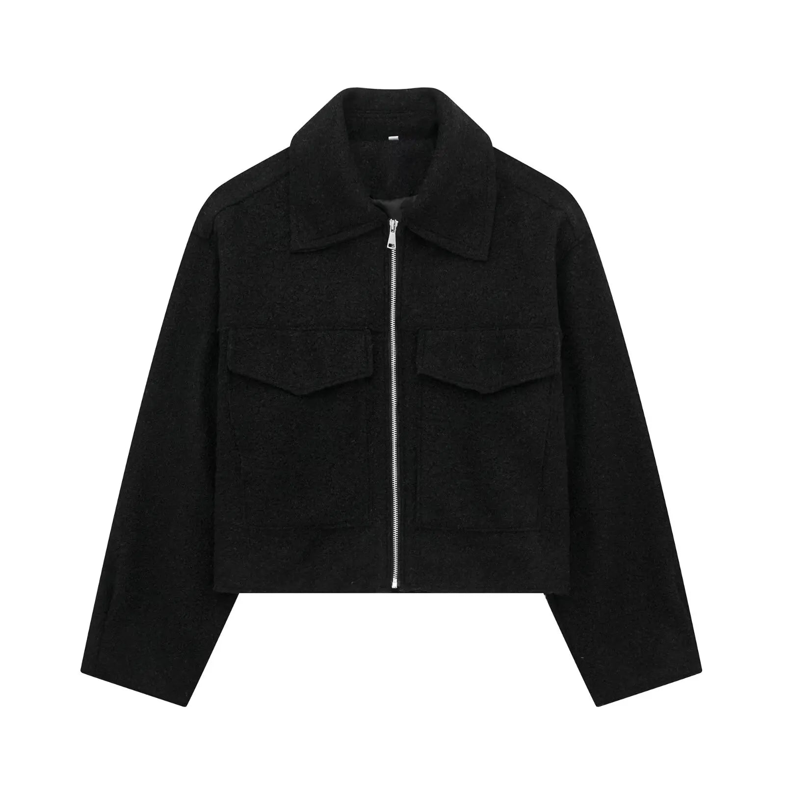 Women’s Casual Zipper Jacket – Elegant Autumn Outerwear