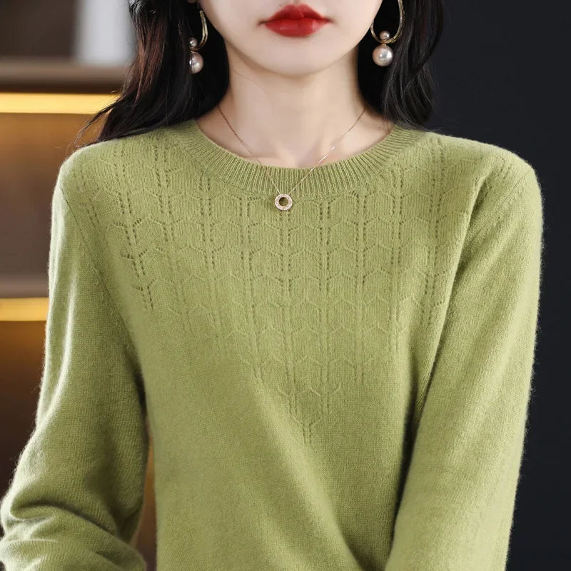 Women’s Knit Sweater – Slim Fit Autumn/Winter Pullover 2025