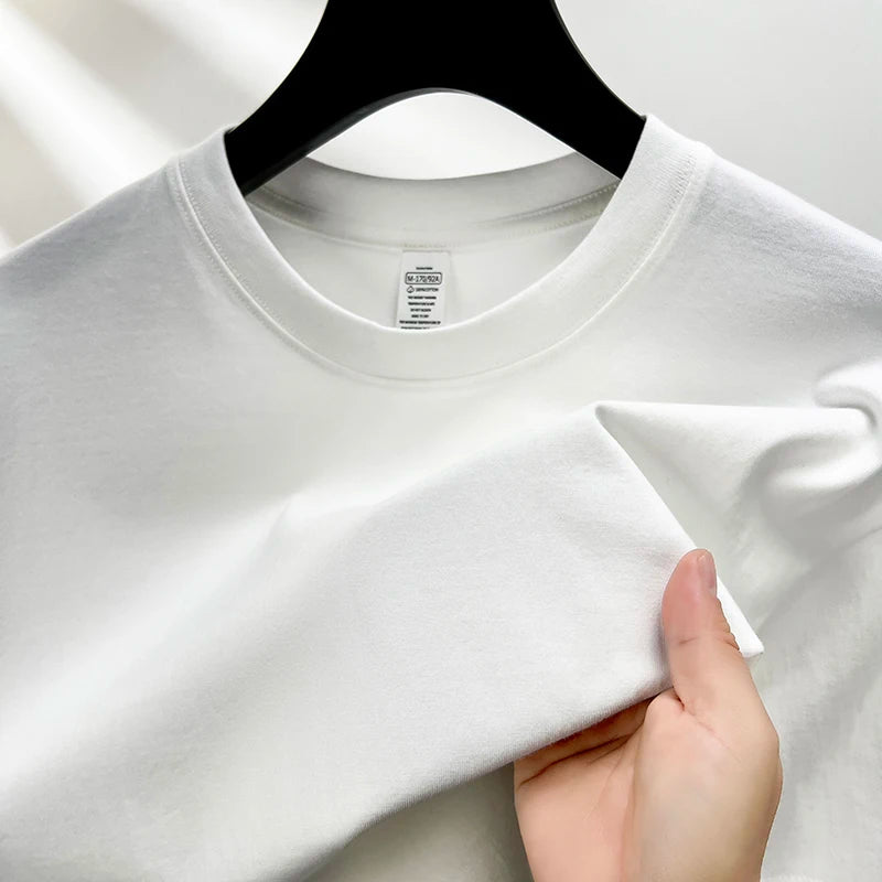 Men’s Cotton T-Shirt – Summer Breathable Short Sleeve Top