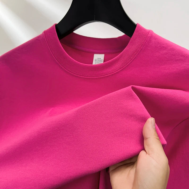 Men’s Cotton T-Shirt – Summer Breathable Short Sleeve Top