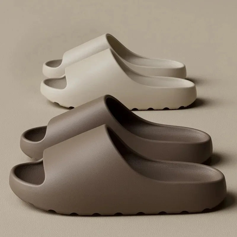 Unisex Cloud Slides, Thick-Soled EVA Summer Slippers & Beach Sandals