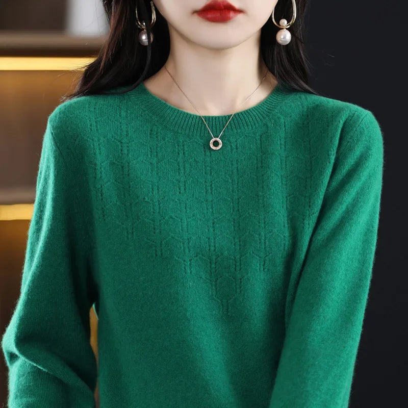 Women’s Knit Sweater – Slim Fit Autumn/Winter Pullover 2025