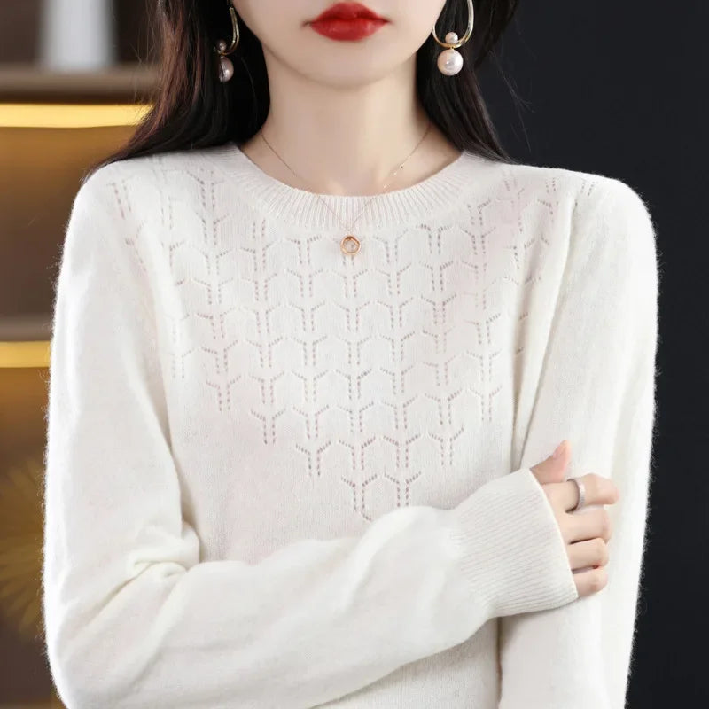 Women’s Knit Sweater – Slim Fit Autumn/Winter Pullover 2025