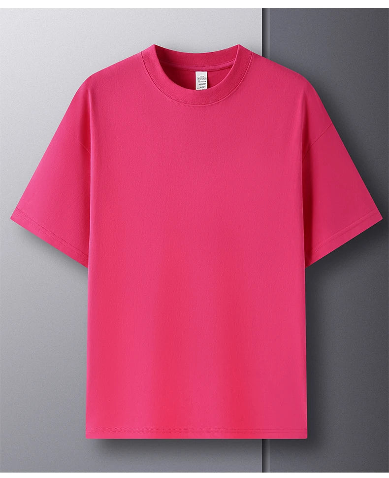 Men’s Cotton T-Shirt – Summer Breathable Short Sleeve Top