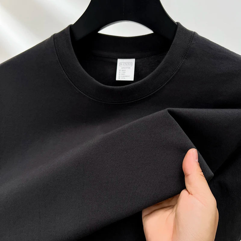 Men’s Cotton T-Shirt – Summer Breathable Short Sleeve Top
