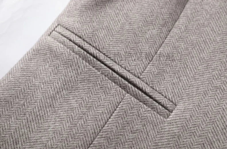 Women’s Slim Fit Wool Vest – Elegant V-Neck Waistcoat