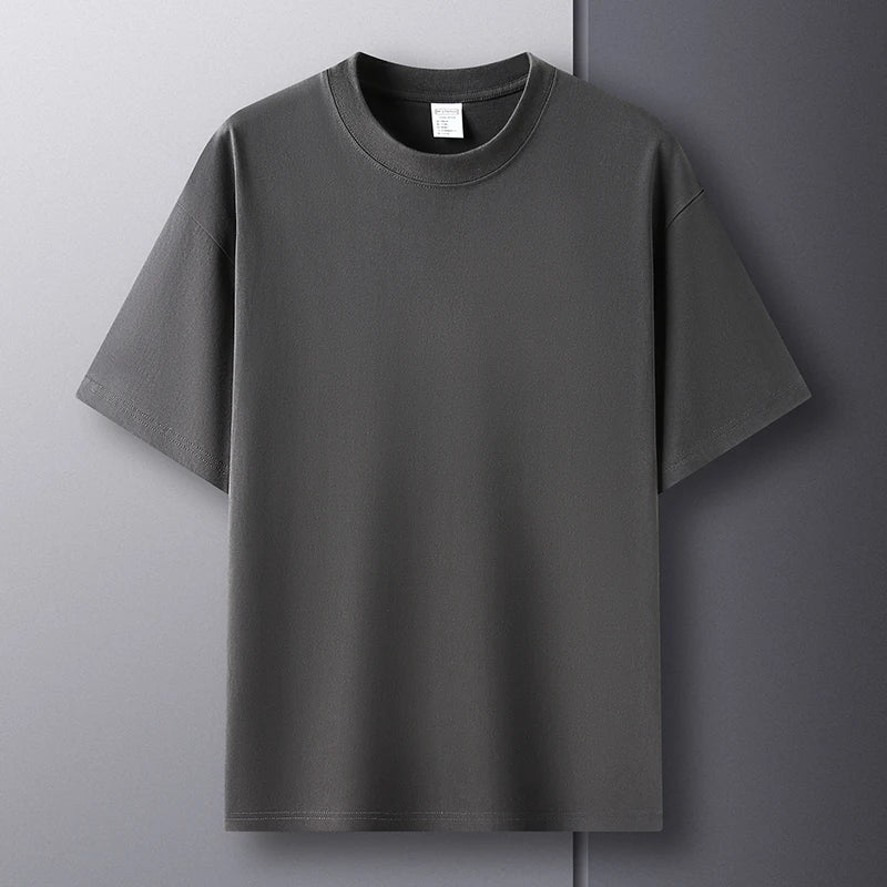 Men’s Cotton T-Shirt – Summer Breathable Short Sleeve Top