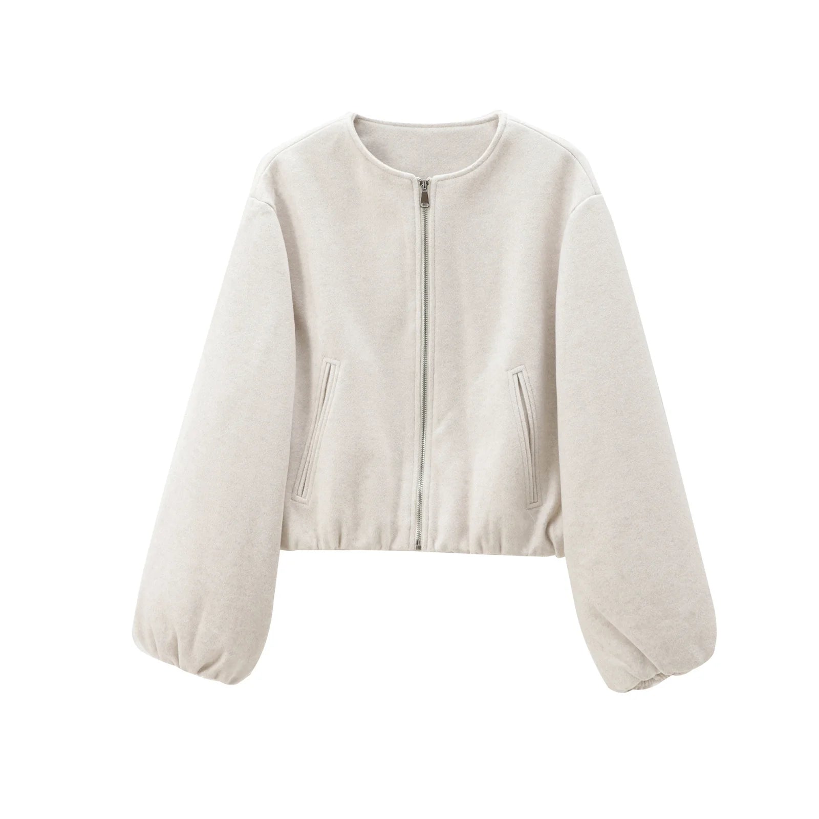 Women’s Red Bomber Jacket – Cropped Zipper Sports Outerwear 2025