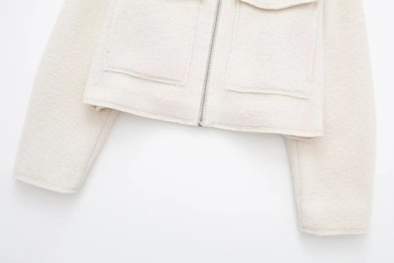 Women’s Casual Zipper Jacket – Elegant Autumn Outerwear