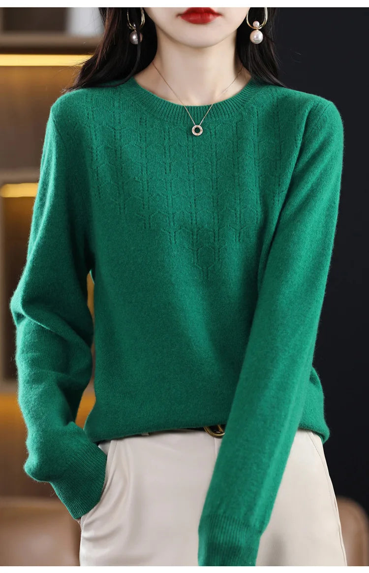 Women’s Knit Sweater – Slim Fit Autumn/Winter Pullover 2025