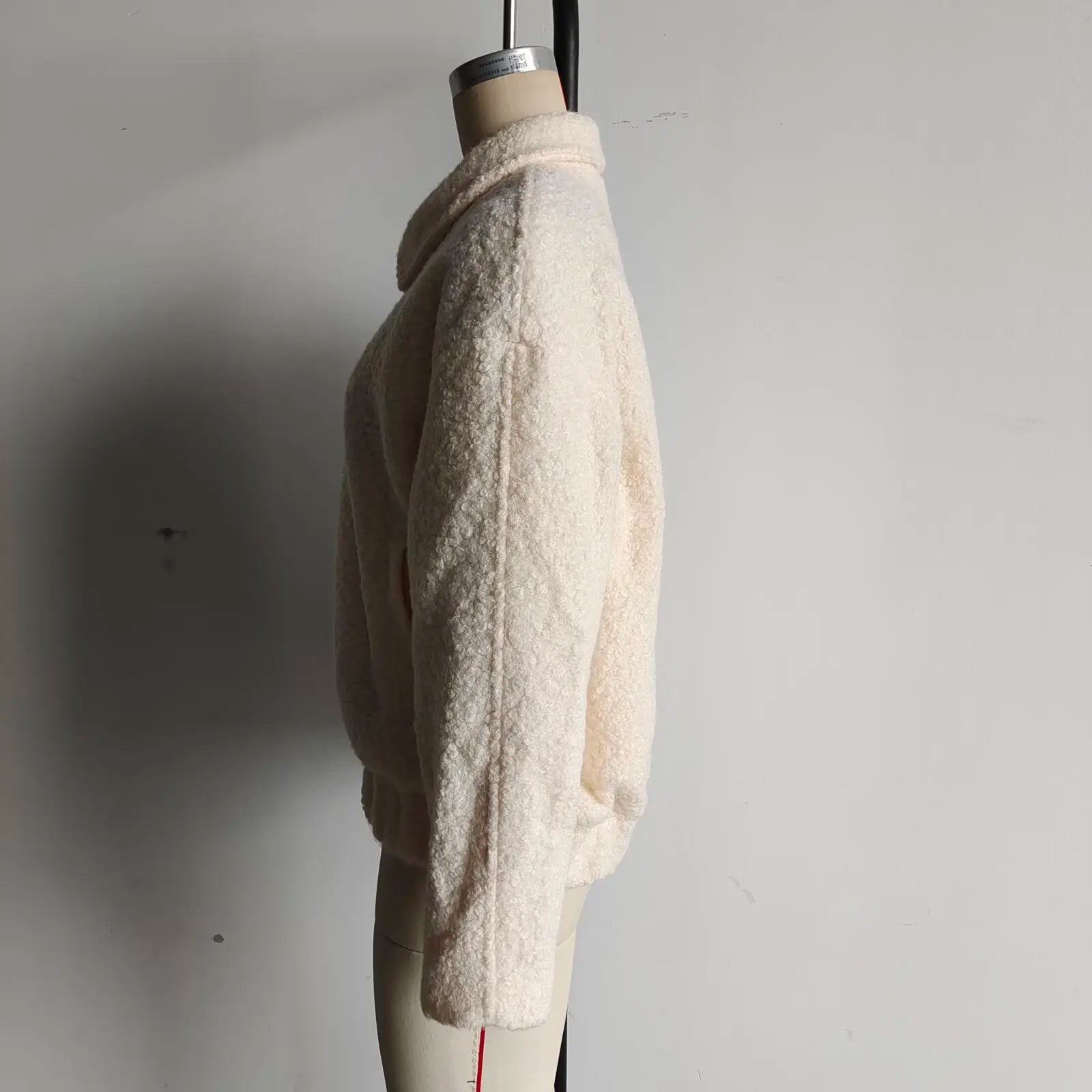 Women’s Winter Coat – Single-Breasted Lapel Jacket