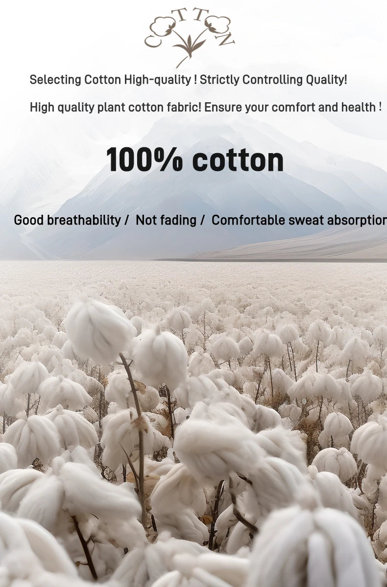 Men’s Cotton T-Shirt – Summer Breathable Short Sleeve Top