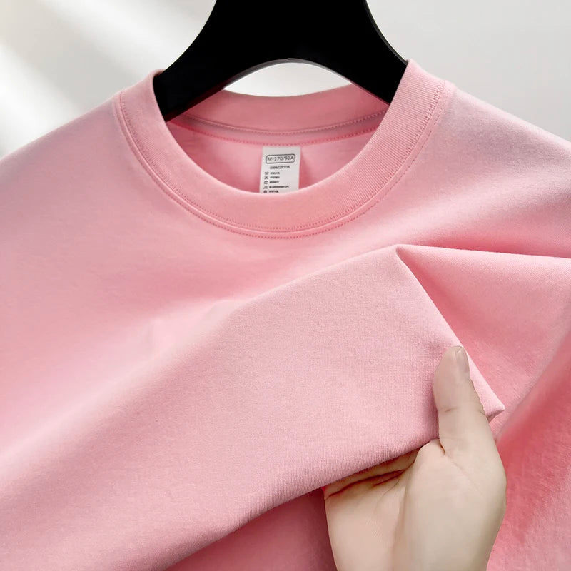 Men’s Cotton T-Shirt – Summer Breathable Short Sleeve Top