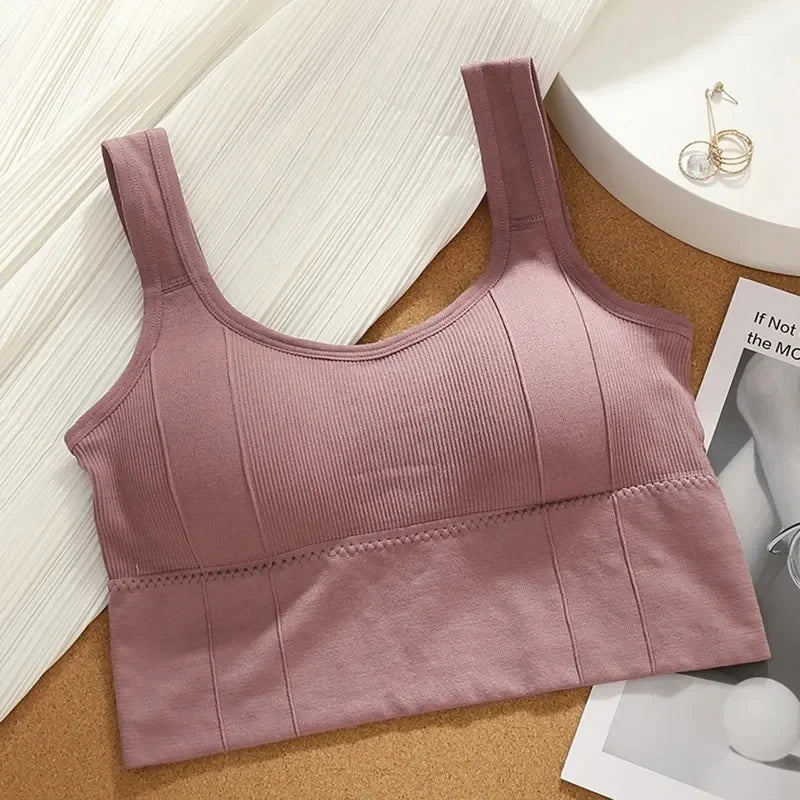 Seamless Sports Bra , Breathable, Anti-Sweat, Push Up Yoga & Workout Top