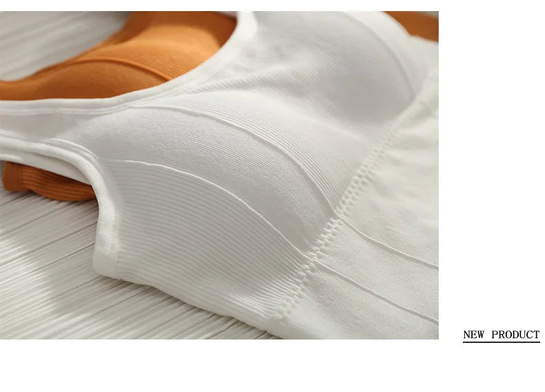 Seamless Sports Bra , Breathable, Anti-Sweat, Push Up Yoga & Workout Top