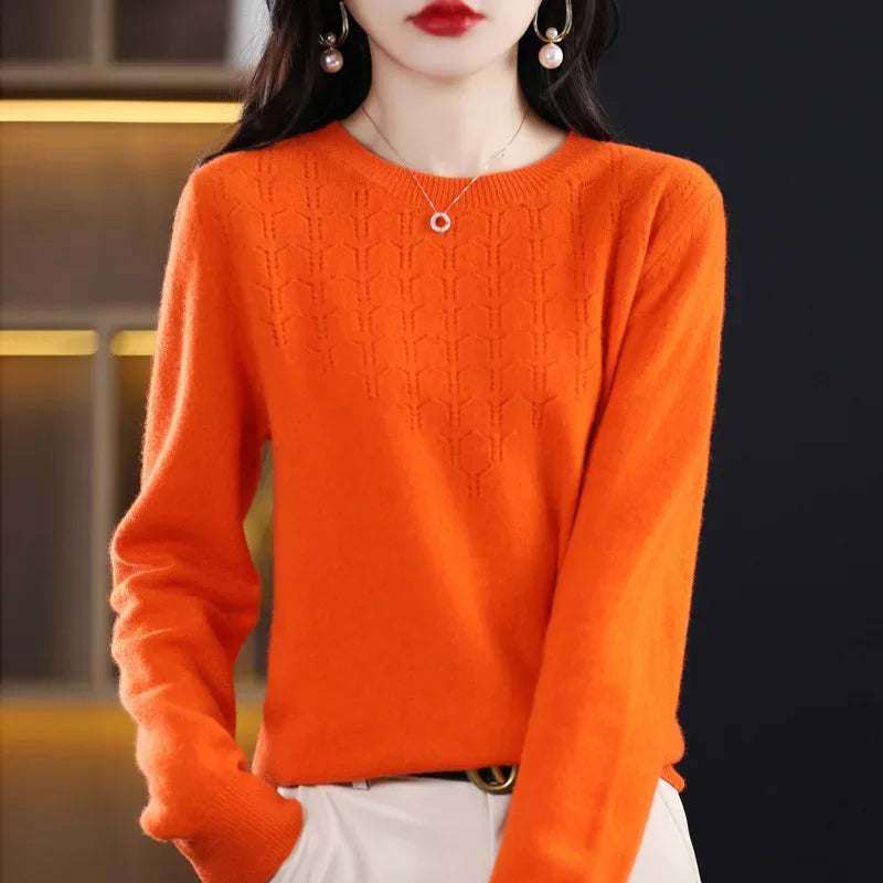 Women’s Knit Sweater – Slim Fit Autumn/Winter Pullover 2025