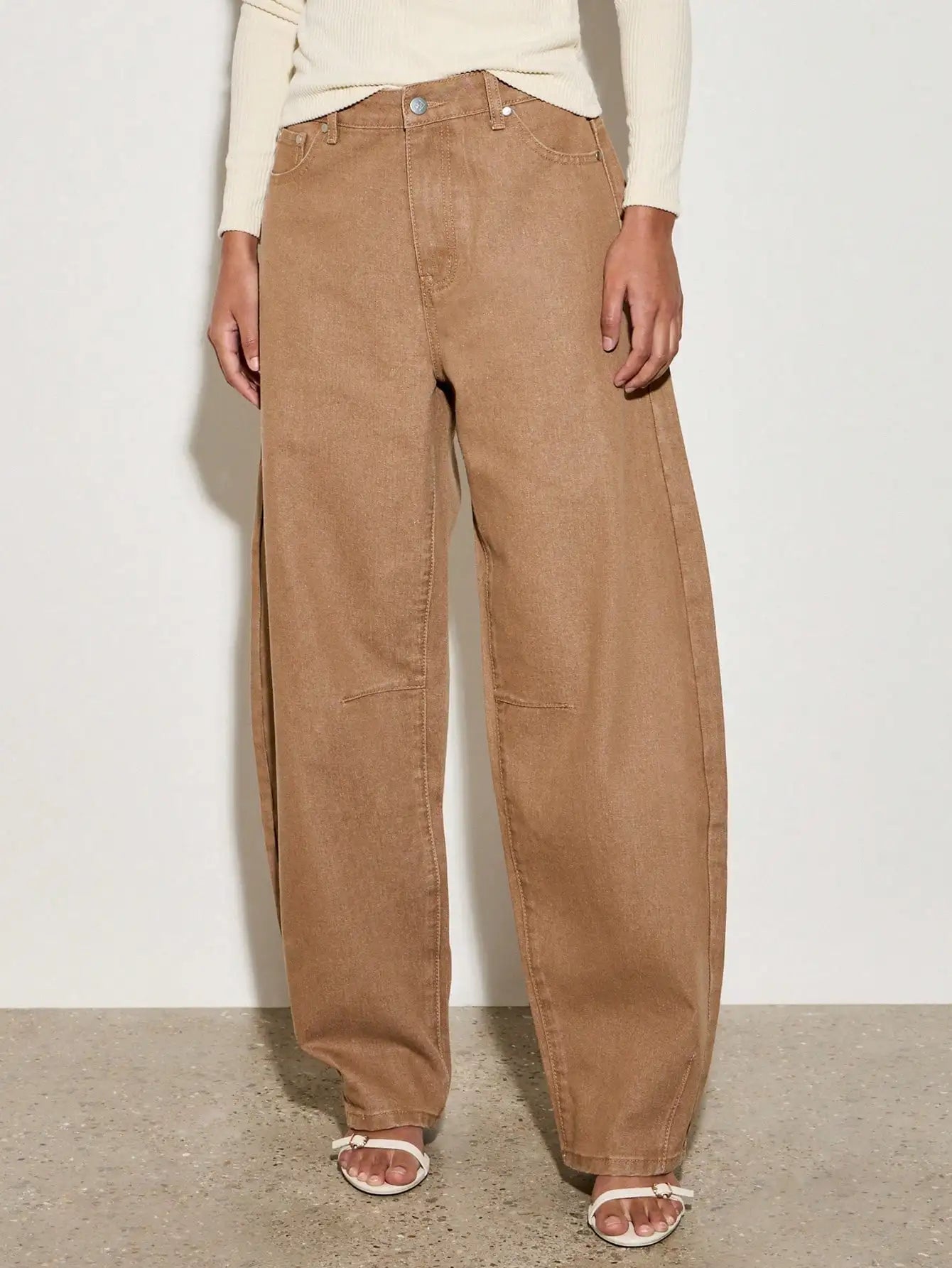 Women’s High-Waist Wide Leg Jeans – Retro Loose Fit Denim