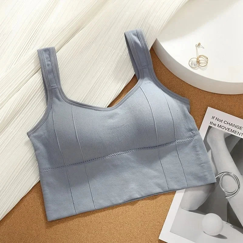 Seamless Sports Bra , Breathable, Anti-Sweat, Push Up Yoga & Workout Top