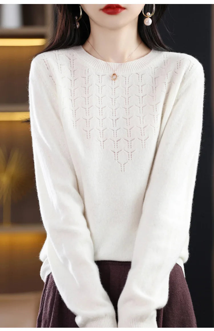 Women’s Knit Sweater – Slim Fit Autumn/Winter Pullover 2025