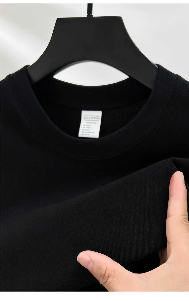 Men’s Cotton T-Shirt – Summer Breathable Short Sleeve Top