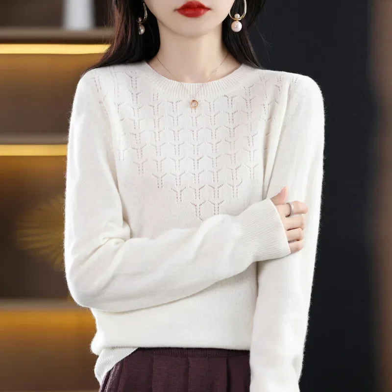 Women’s Knit Sweater – Slim Fit Autumn/Winter Pullover 2025