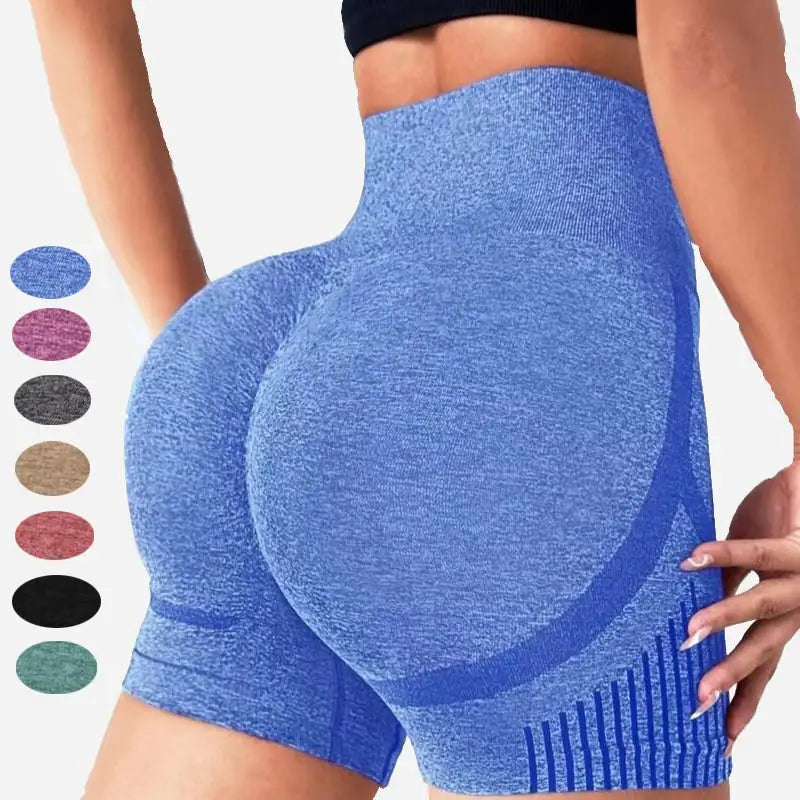 Women’s High Waist Yoga Shorts, Workout & Running Fitness Shorts